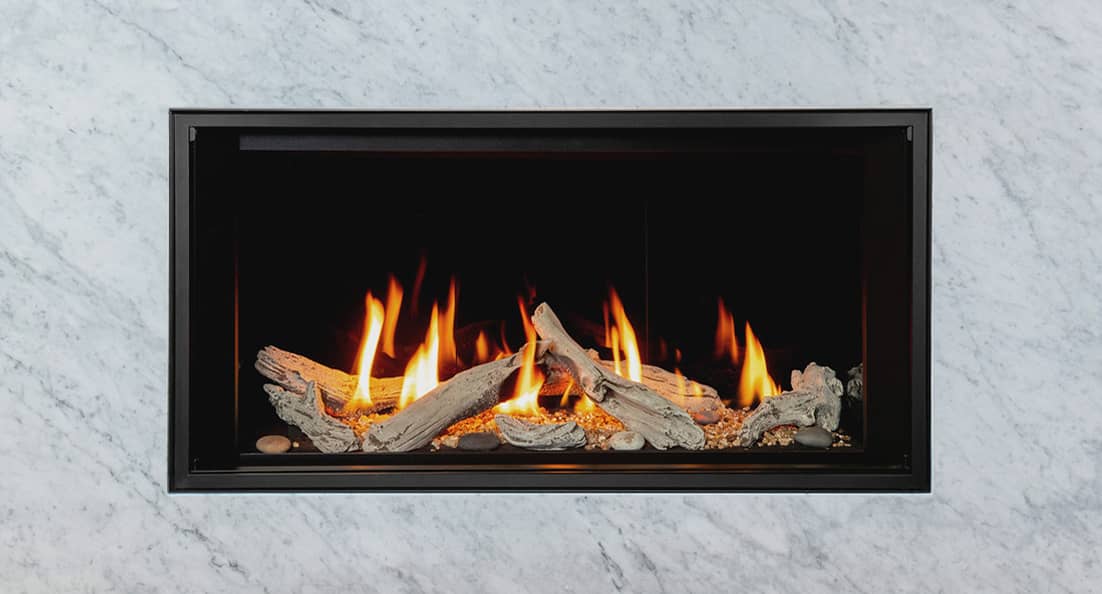 Valor LT1 linear gas fireplace