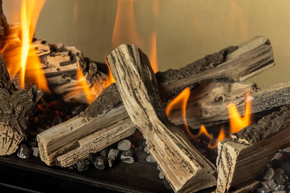L1 See-Thru Gas Fireplace Splitwood