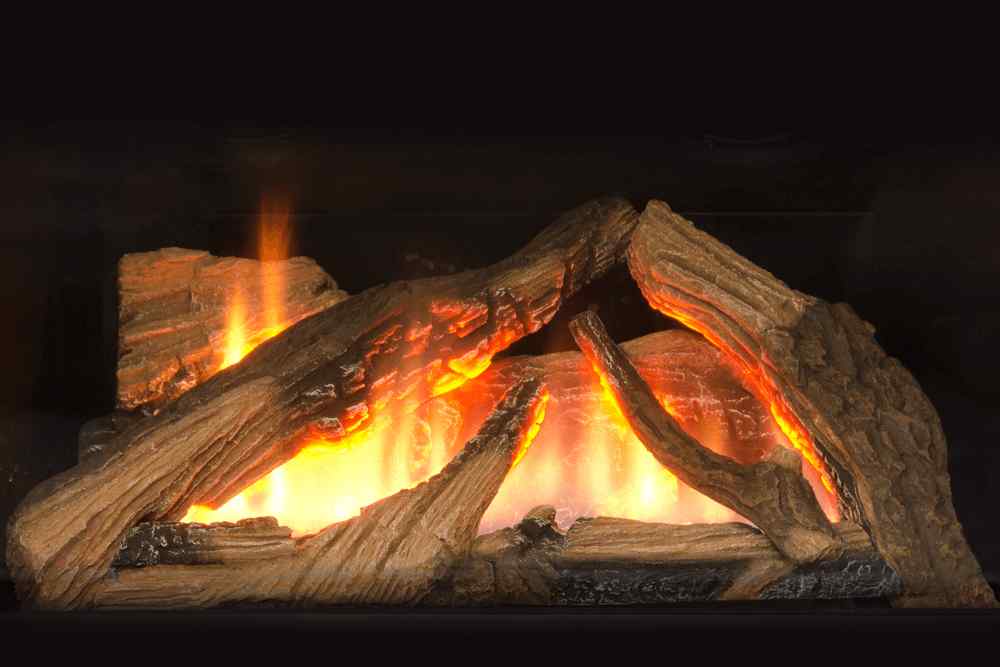 Valor Madrona Gas Stove Traditional Logs