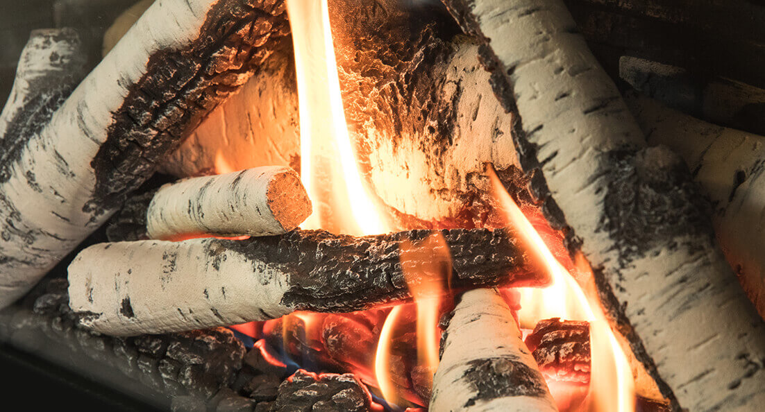 Birch Logs for Valor gas fireplaces