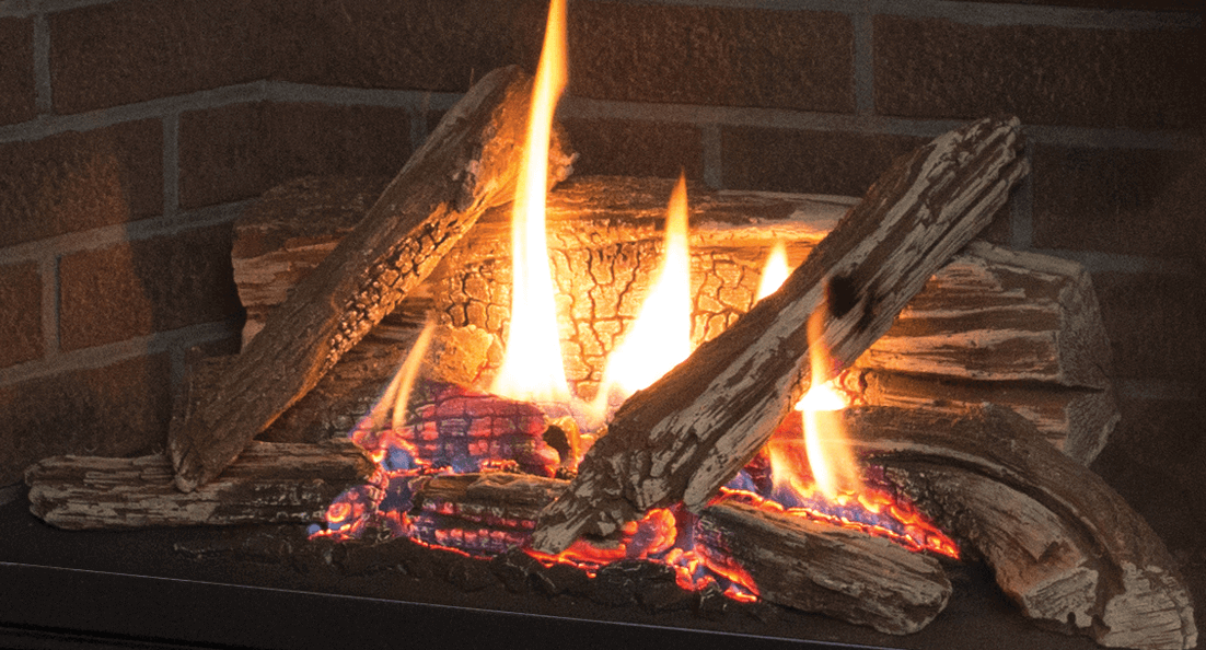 Traditional Logs for Valor gas fireplaces