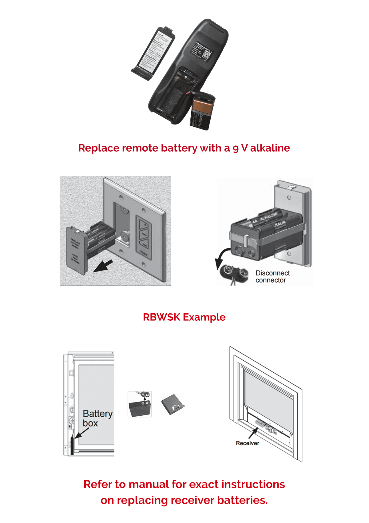 Replacing the batteries in your Valor gas fireplace remote or receiver
