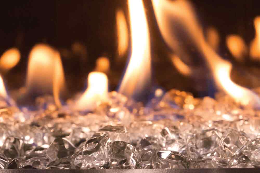 Valor LX2 Gas Fireplace Decorative Glass