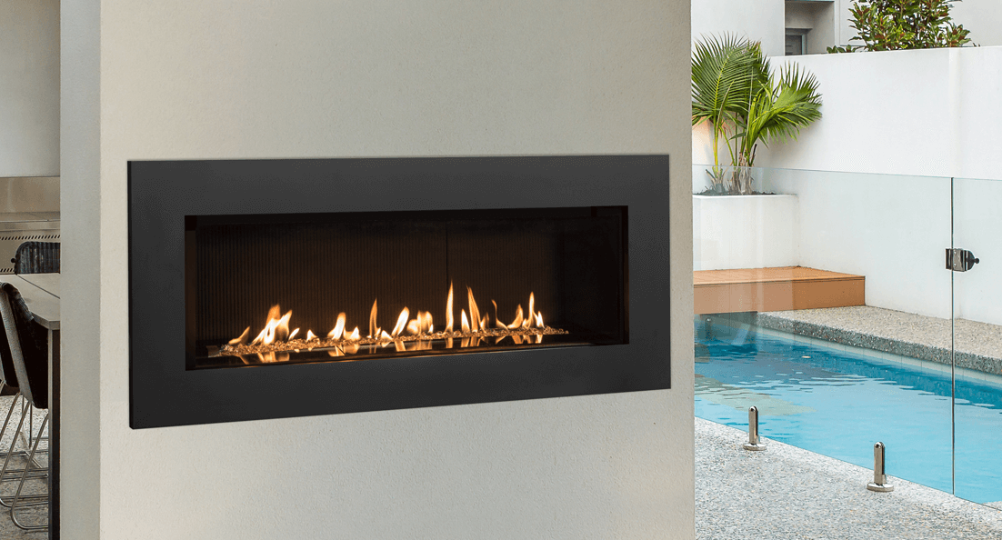 Valor L2 linear gas fireplace