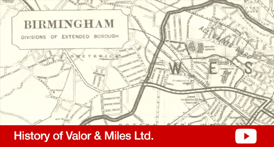 Old map of Birmingham