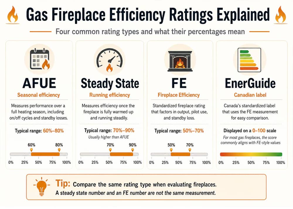 Gas Fireplace Efficiency explained