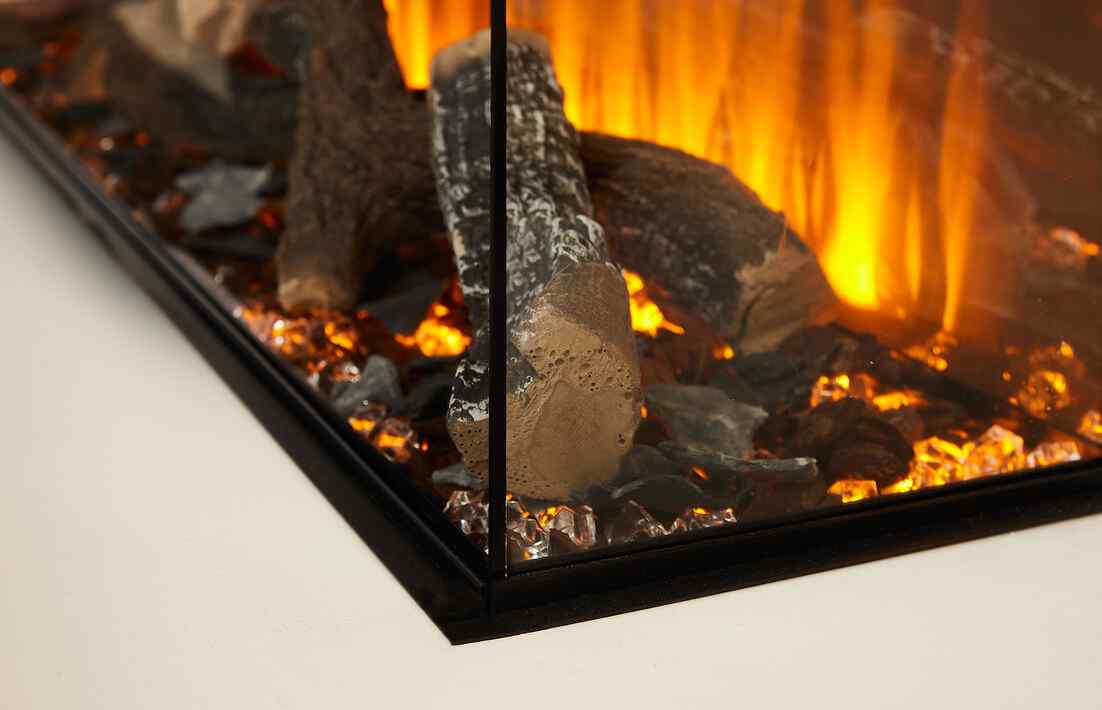 New Forest Electric Fireplace Closeup