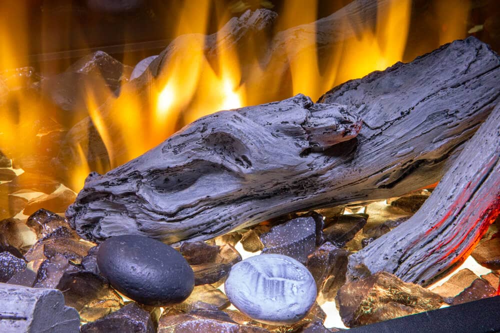 Valor Lex Electric Fireplace Driftwood Logs