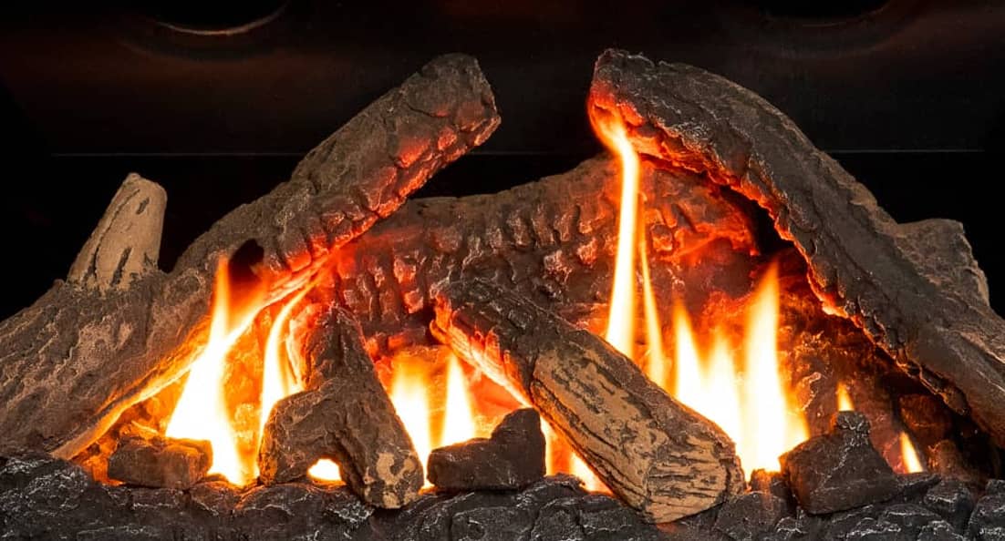 Traditional Logs for Valor gas fireplaces