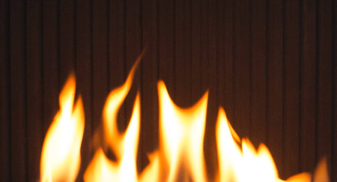 Fluted Black Liner for Valor gas fireplaces