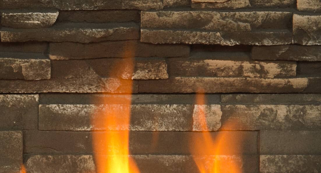 Ledgestone Liner for Valor gas fireplaces