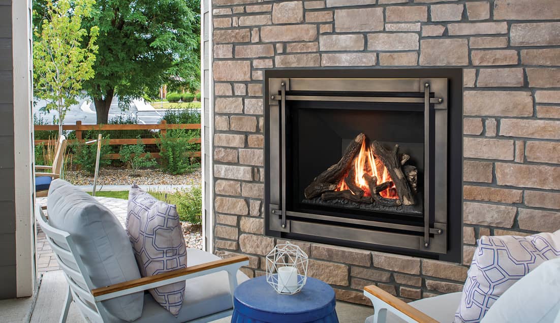Valor Gas Fireplaces are the perfect spring upgrade