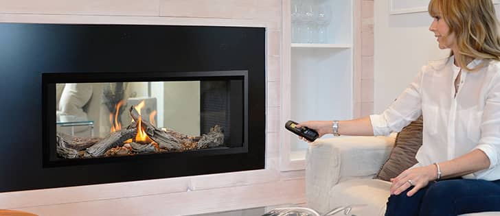 direct-vent gas fireplace
